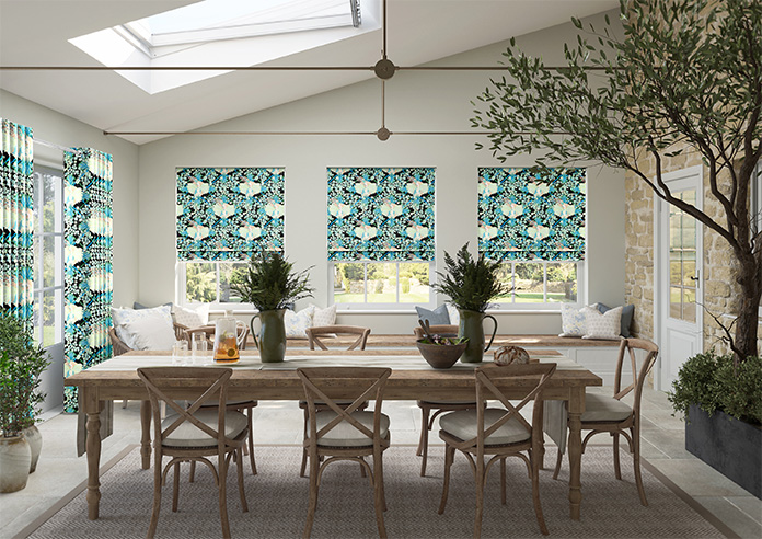 Faded Glamour, Absinthe Black - Twist&Fit Roman Blind - Image 8